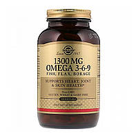 Рыбий жир с Омега 3-6-9 (EFA Omega 3-6-9) 120 капсул SOL-02028