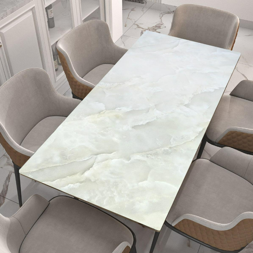 Плівка ПВХ самоклейна кремовий мармур 0,60 М*2М, Самоклейка для меблів, фото 1