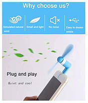 Міні вентилятор Micro-USB для Android, Охолоджувальний кулер, фото 5