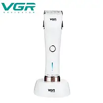 Машинка для стрижки волосся тример акумуляторний бездротовий Vgr V-005 9W, Барбер машинка, фото 4
