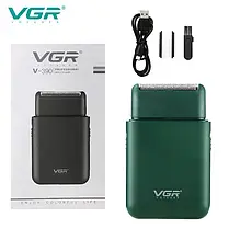Електробритва VGR Professional Mens Shaver V-390 Green, Професійна електрична ультратонкий шейвер, Професійна електрична, фото 5