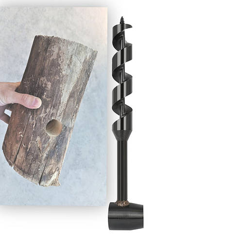 Бур для фінської свічки сталевий діаметр 25мм довжина 260мм для ...