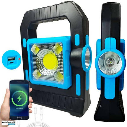 Кемпінговий переносний ліхтар Work Light T18-1, Ліхтар акумуляторний USB BR00014, фото 1