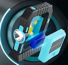 Кемпінговий переносний ліхтар Work Light T18-1, Ліхтар акумуляторний USB BR00014, фото 3