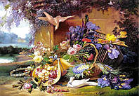KMC-200276 Пазлы Castorland, Элегантный натюрморт с цветами , 2000 деталей