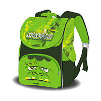 Рюкзак школьный Smile Monster 988837 26х26х33 см зеленый h