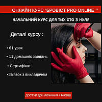 Онлайн курс по бровям базовый "Бровист Pro Online "