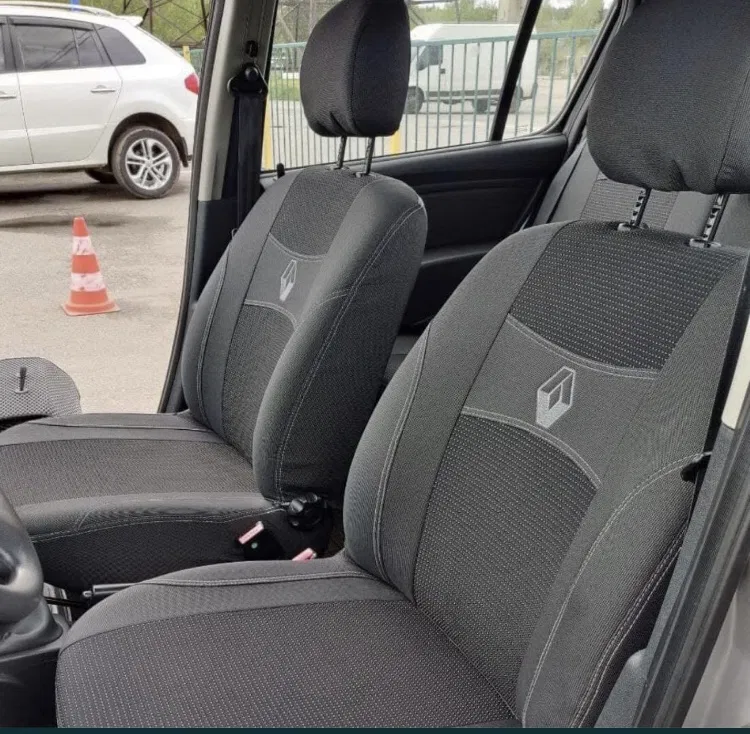 Чохли на RENAULT TRAFIC III 1+2 2014- (Nika) на сидіння пасажирська спинка та сидіння роздільні; водить., фото 1