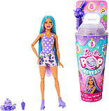 Лялька Барбі Соковиті фрукти Виноградна содова Набір Barbie Pop Reveal Fruit Series Grape Fizz, фото 3