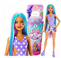 Кукла Барби Сочные фрукты Виноградная содовая Набор Barbie Pop Reveal Fruit Series Grape Fizz