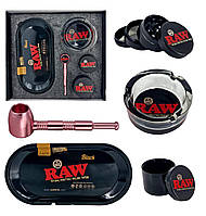 Набор аксессуаров с металлической трубкой из 5 предметов "RAW"
