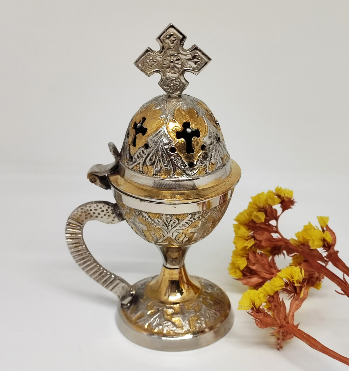 Кадильниця настільна комбінована, висота 14,5см
