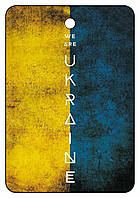 Ароматизатор в машину картонная подвеска пахучка в авто "Флаг Украины"