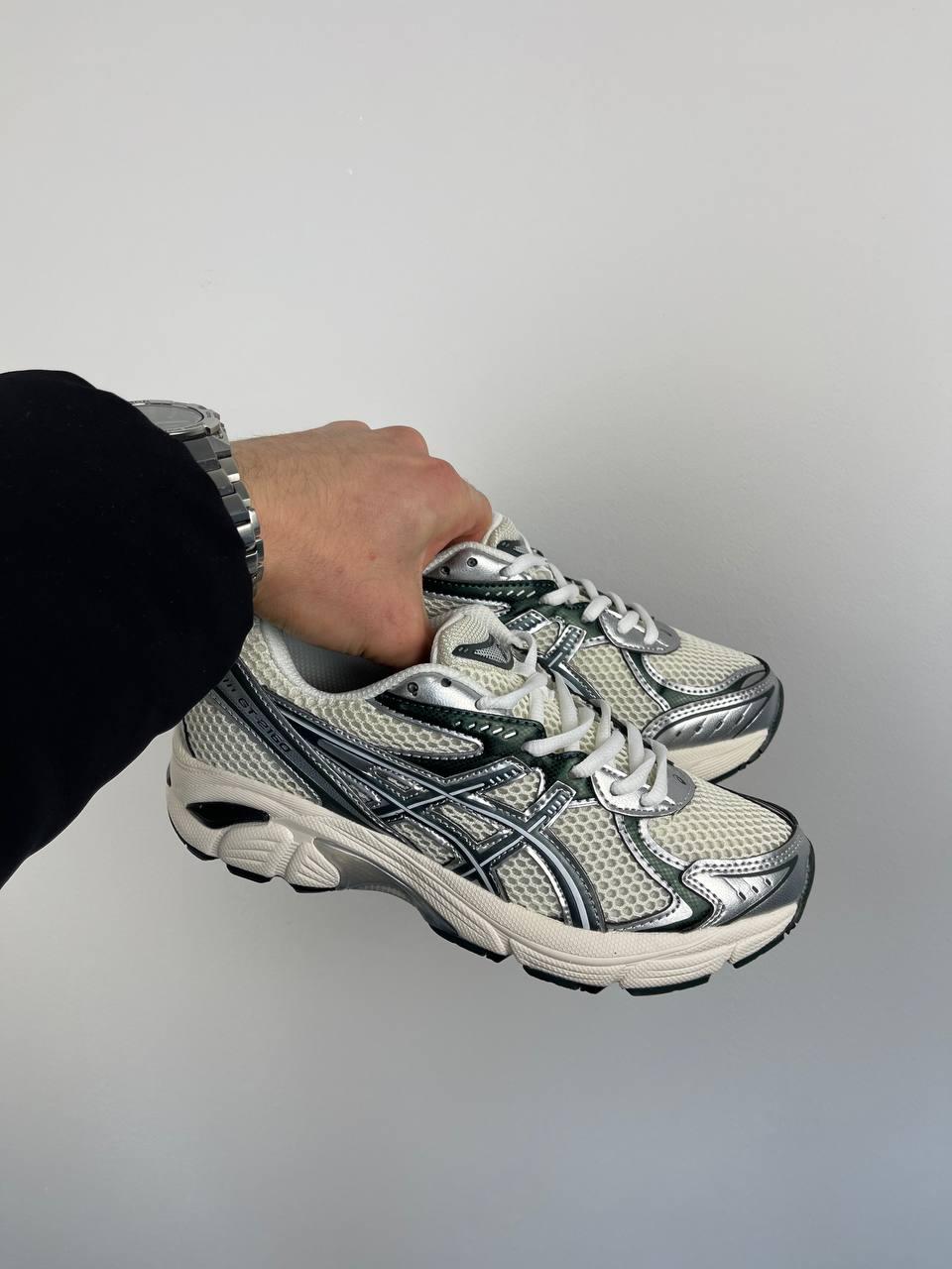 Кросівки жіночі білі Asics GT-2160 White Silver Green (14857)