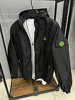 Вітровка Stone Island чорна XXL