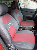 Авто чехлы Chevrolet Aveo (T200 / T250) 2002-2011 (sedan) (красный) Nika