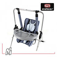 Дитяча гойдалка складна підлогова Adbor 9020-N1-01 бежево-рожева м'яке сидіння, столик, фото 6