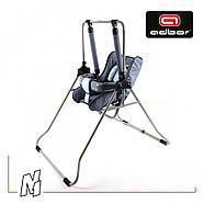 Дитяча гойдалка складна підлогова Adbor 9020-N1-01 бежево-рожева м'яке сидіння, столик, фото 5