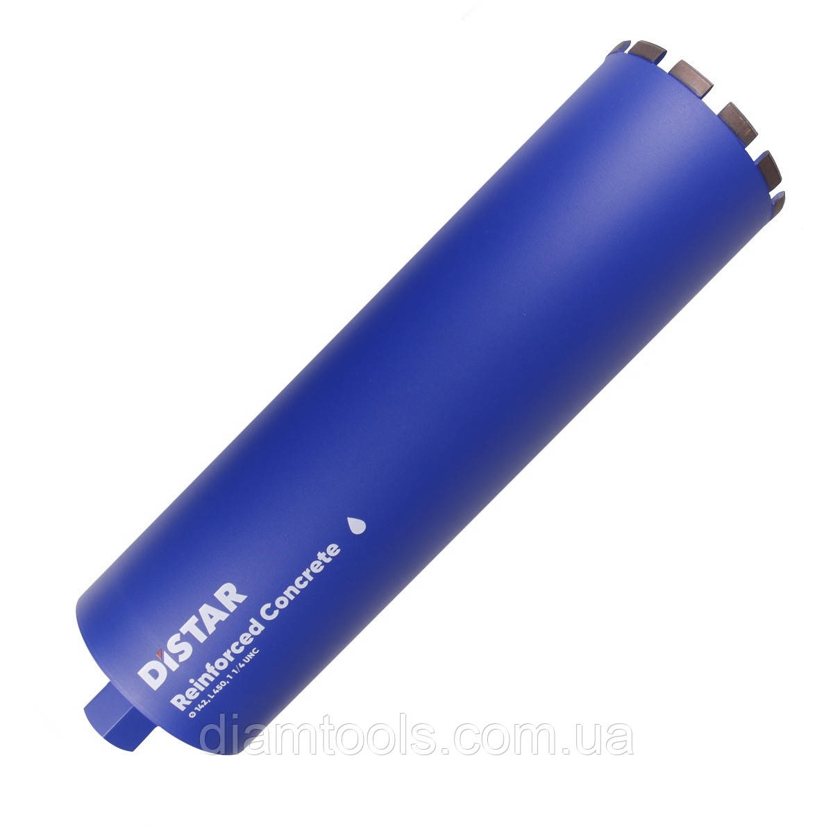 Коронка алмазна по армованному бетону Distar 142x450-12x1 1/4 UNC Reinforced concrete, фото 1
