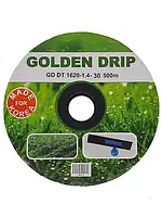 Лента капельная 8 mil шаг 20 см бухта 100 метров эмитерная GOLDEN DRIP