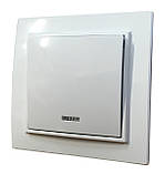 Вимикач вн. устан. 1-кл. з підсвіткою білий IP20 TNSy Malta, фото 3