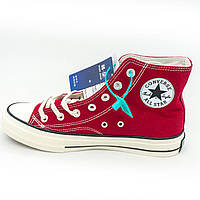 Кеды Even Star в стиле Converse, конверс Chuck 70 высокие бордовые 40. Размеры в наличии: 40, 41, 42, 43.