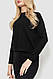 Светр жіночий, колір чорний, 244R2027, фото 3