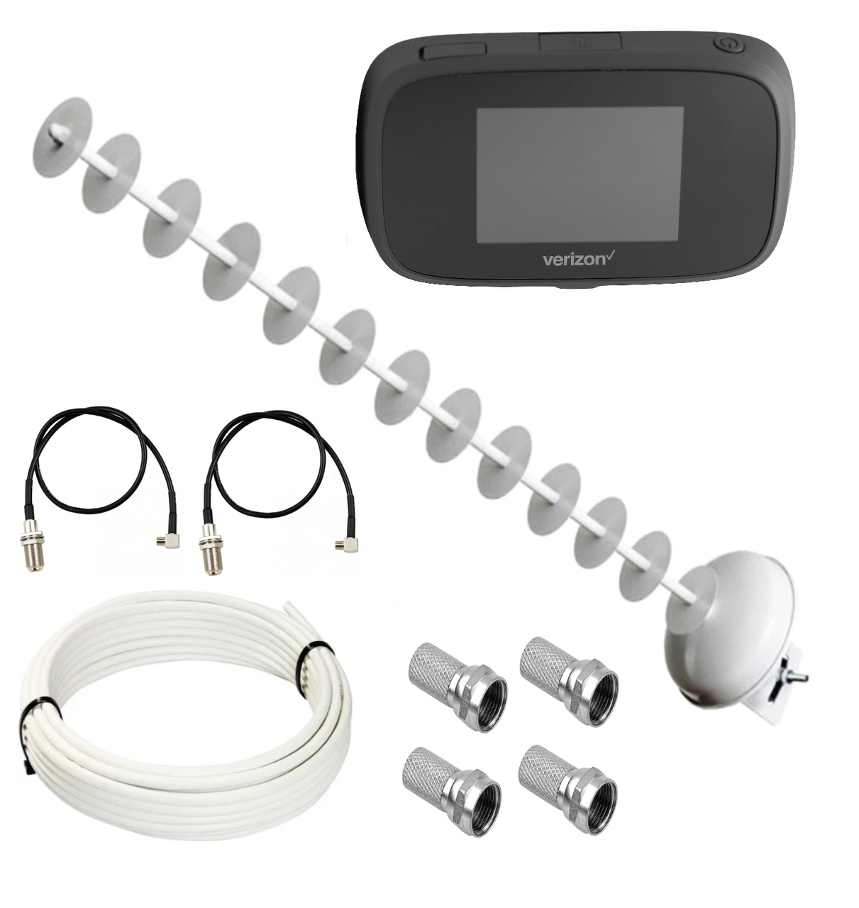 Комплект WiFi роутер 3G 4G модем LTE Novatel MiFi 7000 зі спрямованою антеною RNet Стріла-5 MIMO 20 дБі, фото 1