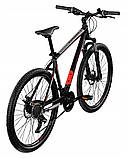Гірський велосипед Zundapp FX27 MTB 27,5" чорний Німеччина Алю, фото 3
