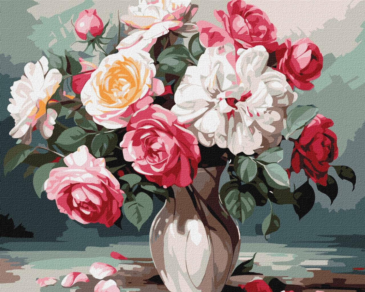 Картина за номерами 40х50 см. Весняна палітра дейка. КНО3249, фото 1