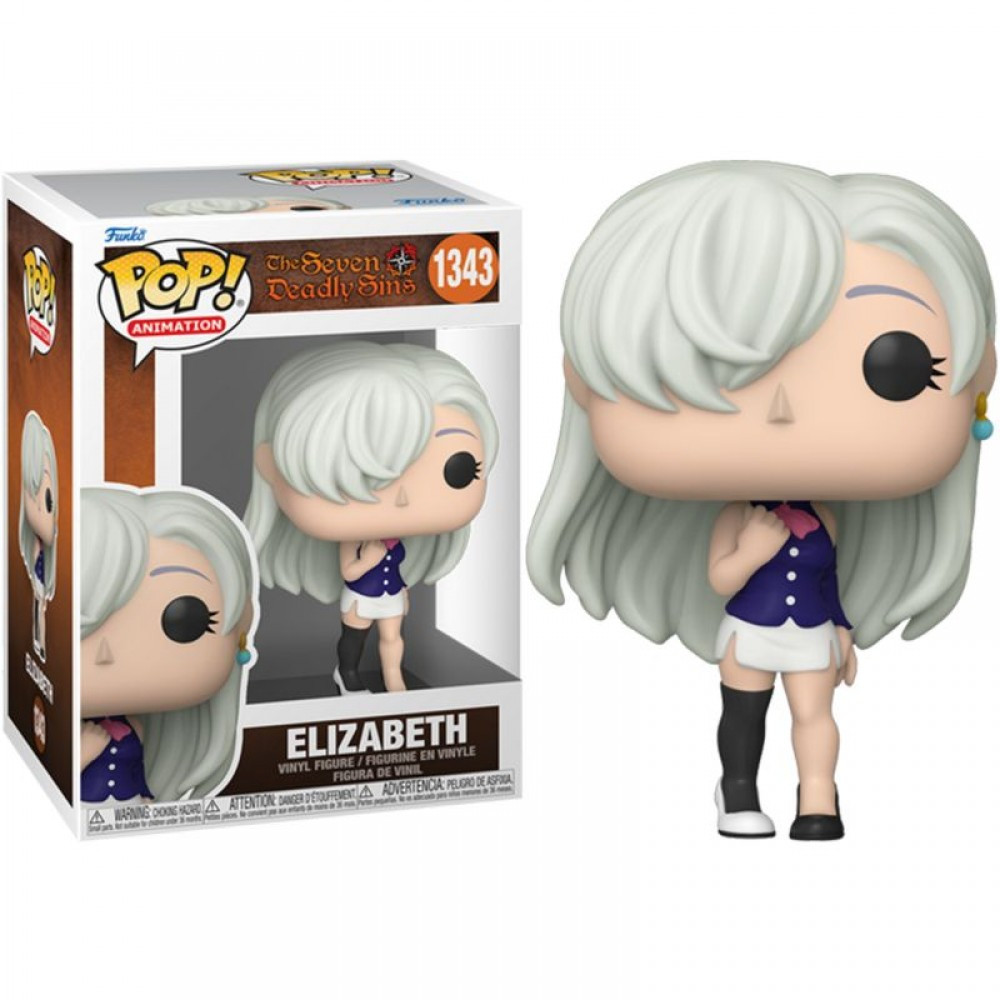 Фігурка Funko Pop Фанко Поп The Seven Deadly Sins Elizabeth Сім смертних гріхів Елізабет 10 см SDS E 1343