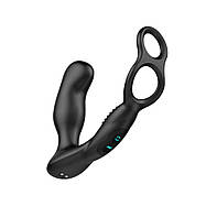 Масажер простати Nexus Revo Embrace з обертається головкою і з ерекційне кільце, фото 3