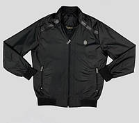 Billionaire куртка ветровка плащевка черная модная мужская короткая весна осень демисезон Биллионер