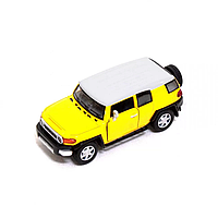 Детская железная машинка TOYOTA FJ CRUISER КТ5343, инерционная (Жёлтый) от LamaToys