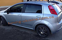 Дефлекторы окон (ветровики) COBRA-Tuning на FIAT GRANDE PUNTO 3 5d 2005+