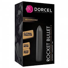 Перезаряджається вібропуля Dorcel Rocket Bullet Black, фото 3
