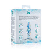 Скляна анальна пробка з внутрішньої спіраллю Gildo Glass Buttplug No. 23, фото 5