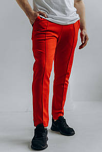 Спортивні штани чоловічі червоного кольору 172681P