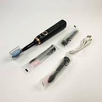 Зубная щетка электро взрослая Shuke SK-601 черная | Электрическая звуковая зубная | Электрическая зубная