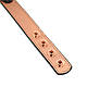 Нашийник із затискачами для сосків Liebe Seele Rose Gold Memory Collar with Nipple Clamps, шкіра 18+, фото 4