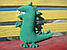 М'яка іграшка ручної роботи Містер Динозавр порося Джорджа 30 см, фото 2
