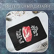 Алюмінієва дошка для швидкого розморожування продуктів 29.5х20.5х0.2 см Дошка для розморожування продуктів, фото 5