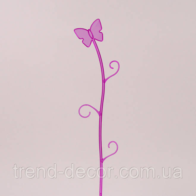 Підпорка для орхідей Метелик малинова 82090