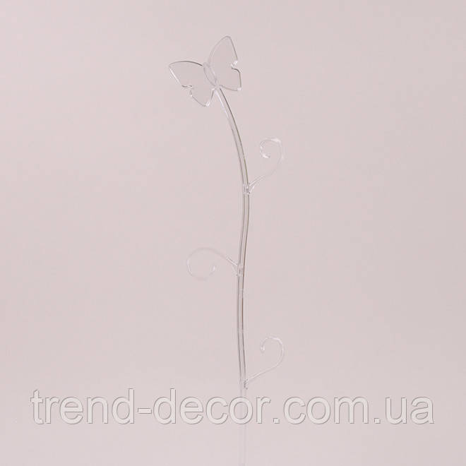 Підпорка для орхідей Метелик прозора 82092