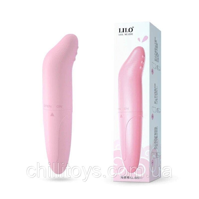 Міні-вібромасажер Powerful G-Spot light pink ST2776, фото 1