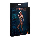 Прозорий бодістокінг Moonlight Model 03 XS-L Black, з доступом SO8202, фото 3