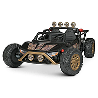 Детский электромобиль Джип Bambi Racer JS3168EBLR-18 (24V) Черный камуфляж Salex Дитячий електромобіль Джип