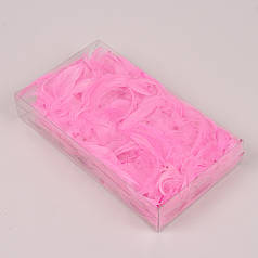 Пір'я декоративне рожеве 50 г. 38406