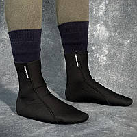 Крепкие мужские Носки Termal Mest из неопрена / Трекинговые Термоноски черные размер 43-44
