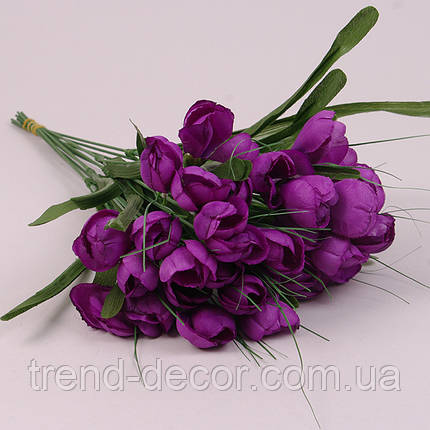 Квітка Крокус темно-фіолетова 73278, фото 2